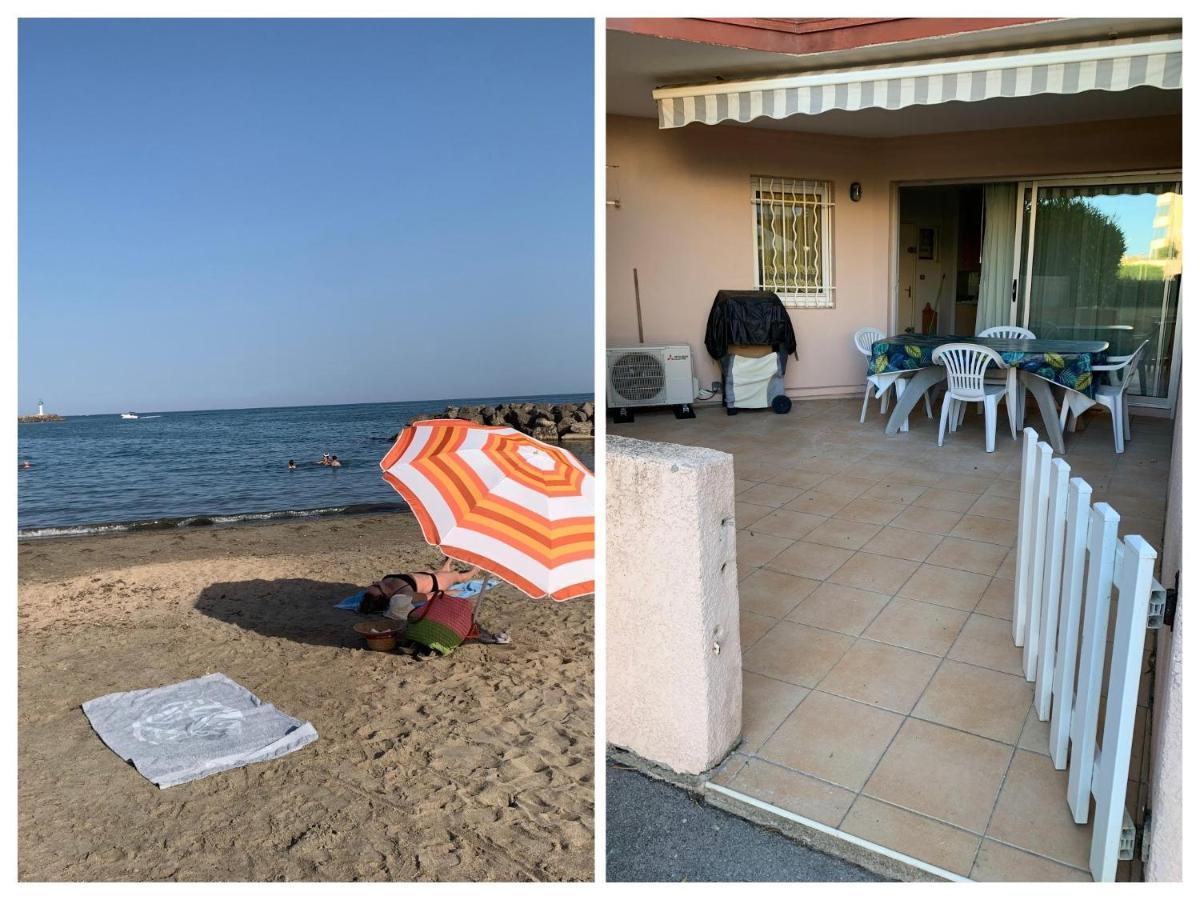 T2 Climatise - Rdc & Belle Terrasse A Frontignan Plage Exterior foto